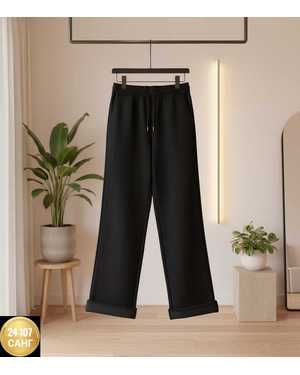 ШТАНЫ ТКАНЬ ХЛОПОК 61% БАМБУК 30% СПАНДЕКС 9%