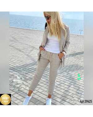 ЖЕНСКИЙ КОСТЮМ ДВОЙКА ТКАНЬ ХБ ЛИОН