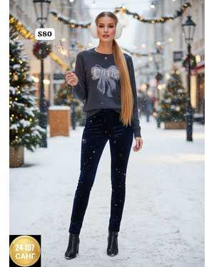 СВИТЕР ТКАНЬ КАШЕМИР АНГОРА