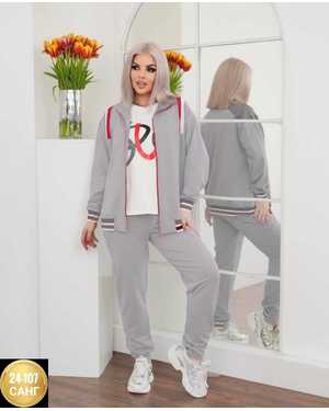 ЖЕНСКИЙ КОСТЮМ ТРОЙКА ТКАНЬ ТРИКОТАЖ