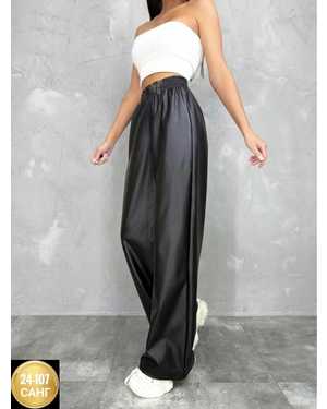 ШТАНЫ ТКАНЬ НАТУРАЛЬНАЯ КОЖА