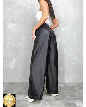 ШТАНЫ ТКАНЬ НАТУРАЛЬНАЯ КОЖА