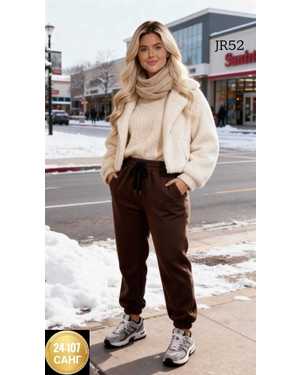 ШТАНЫ ТКАНЬ КАШЕМИР ЁЛКА С НАЧЁСОМ