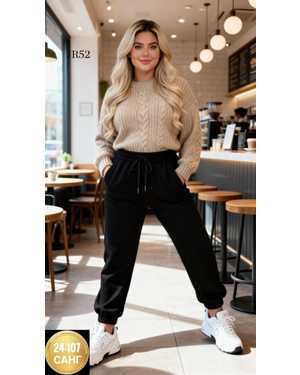 ШТАНЫ ТКАНЬ КАШЕМИР ЁЛКА С НАЧЁСОМ