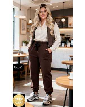 ШТАНЫ ТКАНЬ КАШЕМИР ЁЛКА С НАЧЁСОМ