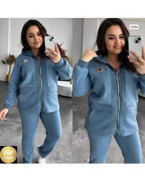 ЖЕНСКИЙ КОСТЮМ ДВОЙКА ТКАНЬ ФЛИС + БАРАШКА