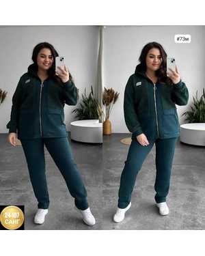 ЖЕНСКИЙ КОСТЮМ ДВОЙКА ТКАНЬ ФЛИС + БАРАШКА