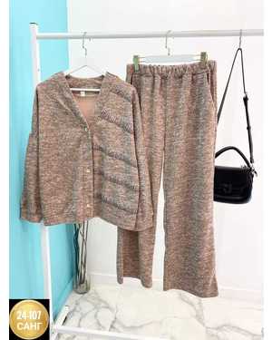 КОФТА ТКАНЬ АНГОРА С СТРАЗАМИ