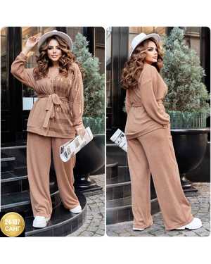 КОФТА ТКАНЬ АНГОРА С СТРАЗАМИ