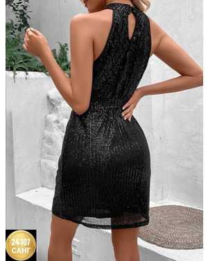 ПЛАТЬЕ ТКАНЬ ПАЕТКА С ПОДКЛАДКОЙ