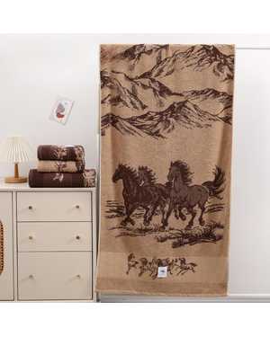 Полотенце махровое. Размер 50/90 см В упаковке 6 шт разные цвета