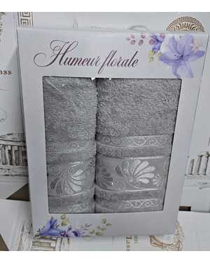 Набор из двух махровых полотенец Состав хлопок 100% Размеры 70/130 см 1 шт 50/80 см 1 шт