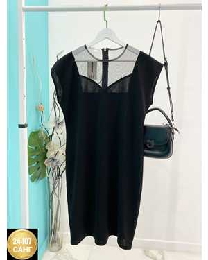 ПЛАТЬЕ ТКАНЬ КРЕПУН + СЕТКА