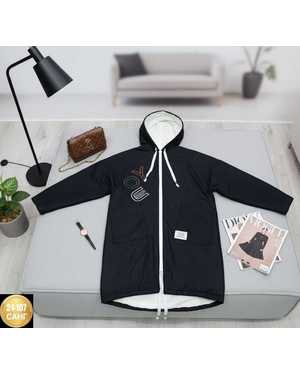 КАРДИГАН ТКАНЬ ДЖИНСОВАЯ С МЕХОМ