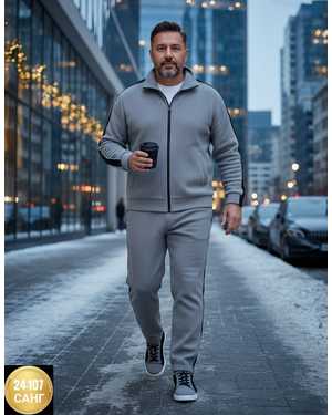 МУЖСКОЙ КОСТЮМ ТКАНЬ ДВУХСТОРОННИЙ ФЛИС