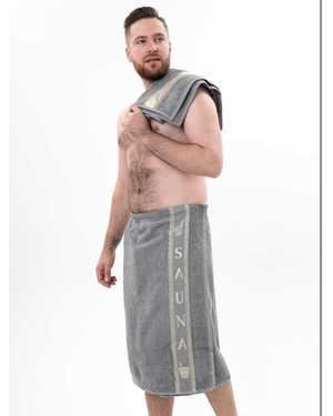 Полотенце килт состав 100% хлопок материал махра размеры высота 65см ширина по кругу 140см