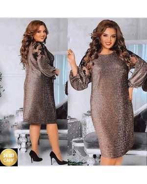 ПЛАТЬЕ ТКАНЬ ЛЮРЕКС