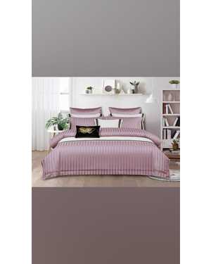 Комплект постельного белья с готовым одеялом Ткань страйп Сатин(возможно замена на похожее)