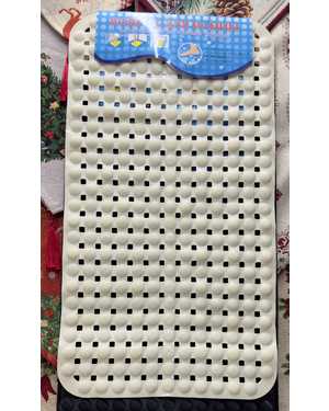 Коврик для ванной нескользящий На присосках Размер 40на80см