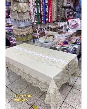 Скатерть кружевная Материал: Велюр Размер 110 на 150см