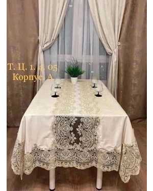 Скатерть кружевная Материал: Велюр Размер 150 на 220см