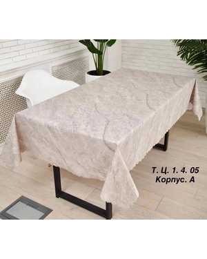 Скатерть Клеенка на тканевой основе с узором мрамор Размер 110 на 140см