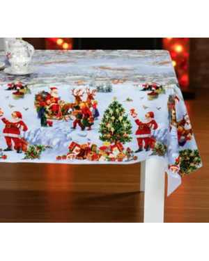 Распродажа. Новогодняя скатерть клеёнка Размер 110на140см без выбора