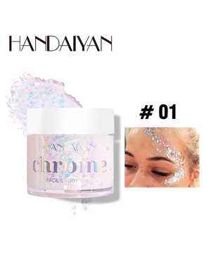 Универсальные глиттер-блестки для лица, тела и волос 30 мл