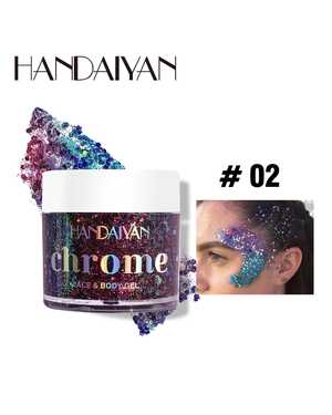 Универсальные глиттер-блестки для лица, тела и волос 30 мл