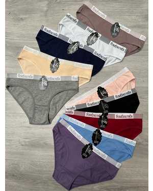 Женские трусики. В упаковке 10шт один размер разные цвета