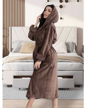 Женский махровый халат