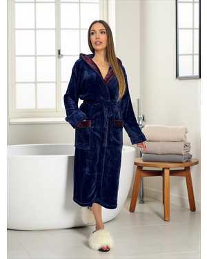 Женский махровый халат