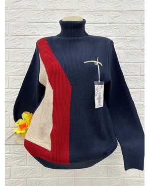 СВИТЕР ТКАНЬ 48% КАШЕМИР; 29% ШЕРСТЬ; 18% ХЛОПОК; 5% ЭЛАСТАН