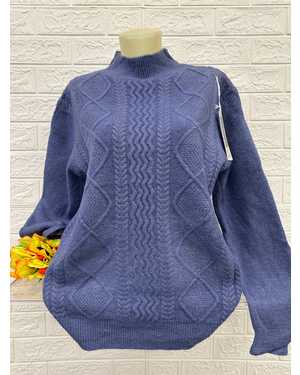 СВИТЕР ТКАНЬ 48% КАШЕМИР, 29% ШЕРСТЬ, 18% ХЛОПОК, 5% ЭЛАСТАН