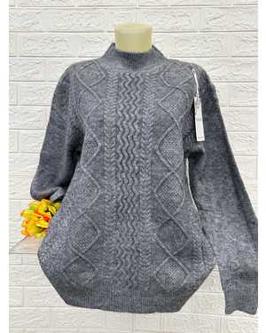 СВИТЕР ТКАНЬ 48% КАШЕМИР, 29% ШЕРСТЬ, 18% ХЛОПОК, 5% ЭЛАСТАН