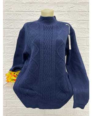 СВИТЕР ТКАНЬ 48% КАШЕМИР, 29% ШЕРСТЬ, 18% ХЛОПОК, 5% ЭЛАСТАН