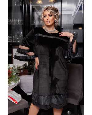 ПЛАТЬЕ В РАЗМЕР ТКАНЬ КОРОЛЕВСКИЙ ВЕЛЮР