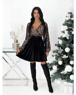 ПЛАТЬЕ В РАЗМЕР ТКАНЬ ПАЙЕТКА+КОРОЛЕВСКИЙ ВЕЛЮР