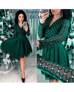 ПЛАТЬЕ В РАЗМЕР ТКАНЬ ЛАЙТ+СЕТКА + ПОДКЛАД