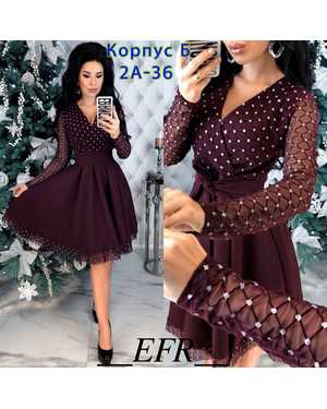 ПЛАТЬЕ В РАЗМЕР ТКАНЬ ЛАЙТ+СЕТКА + ПОДКЛАД