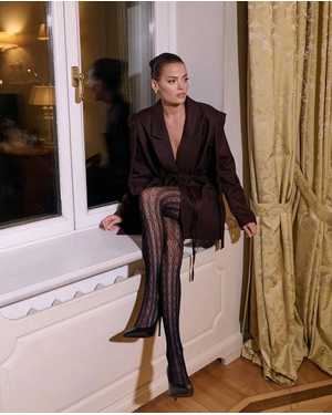 ЖЕНСКИЙ КОСТЮМ ТКАНЬ МИЛАНА КОСТЮМНЫЙ