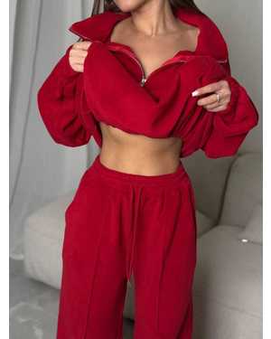 ЖЕНСКИЙ КОСТЮМ ДВОЙКА ТКАНЬ ВЕЛЮР