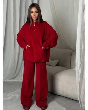 ЖЕНСКИЙ КОСТЮМ ДВОЙКА ТКАНЬ ВЕЛЮР