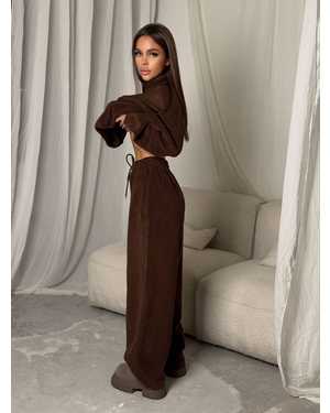 ЖЕНСКИЙ КОСТЮМ ДВОЙКА ТКАНЬ ВЕЛЮР