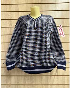 СВИТЕР ТКАНЬ 52% CASHMERE, 28% WOOL, 15% COTTON, 5% ELASTANE