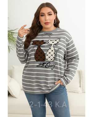 СВИТЕР ТКАНЬ ХЛОПОК