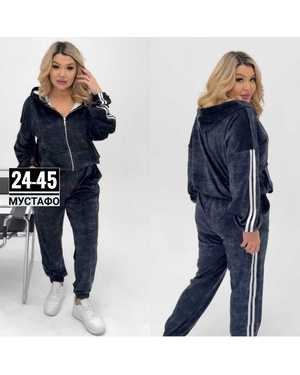 ЖЕНСКИЙ КОСТЮМ ДВОЙКА ТКАНЬ ВЕЛЬВЕТ