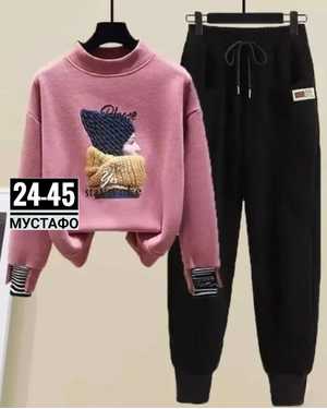 ЖЕНСКИЙ КОСТЮМ ДВОЙКА ТКАНЬ ФЛИС