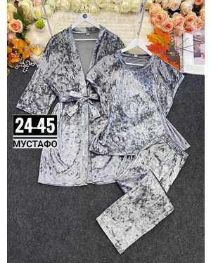 ЖЕНСКИЙ КОСТЮМ ТРОЙКА ТКАНЬ КОРОЛЕВСКИЙ ВЕЛЮР