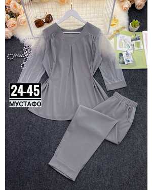 ЖЕНСКИЙ КОСТЮМ В РАЗМЕР ТКАНЬ ШИФОН